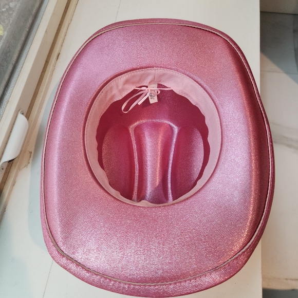 Shimmering Pink Cowboy Hat - Picture 2 of 2